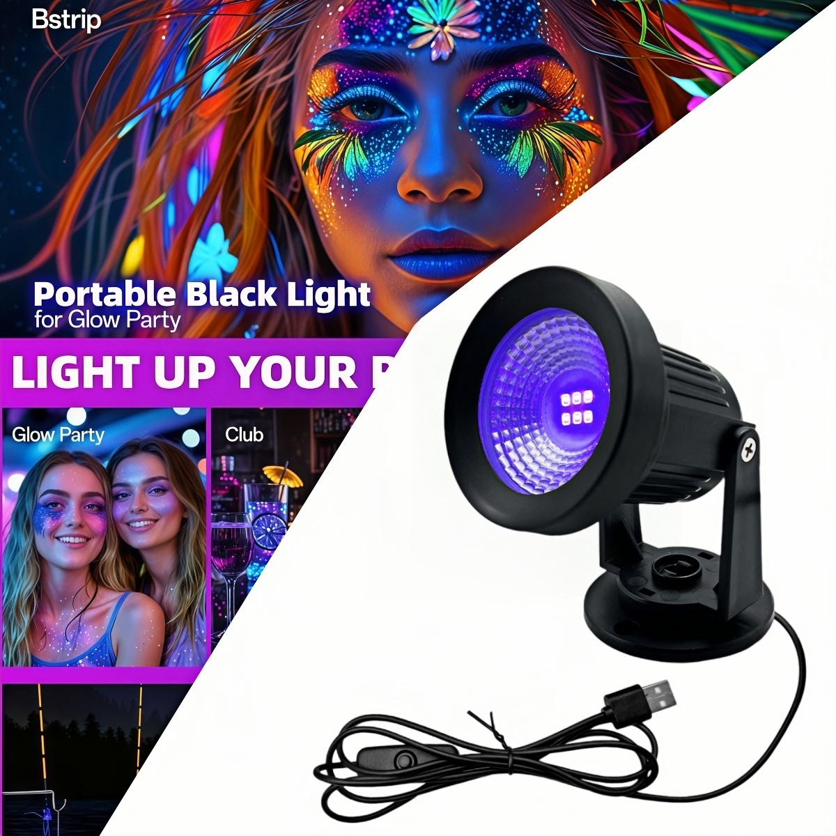 Exposure Unit Uv - ضوء أسود 395 نانومتر، مصباح تجفيف