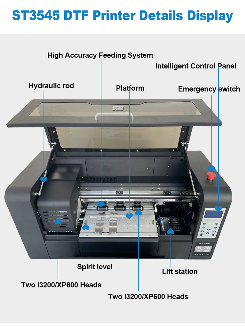 طابعة DTF مقاس A3 بطول 30 سم م - مراجعة Commercial Dtf Printing وسعره
