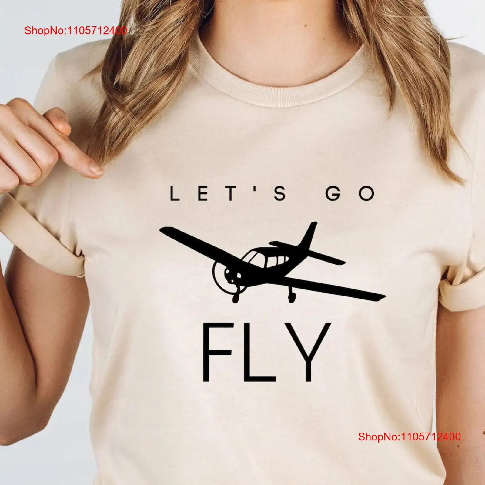 تي شيرت Lets Go Fly Low Wing A - مراجعة Commercial Shirt Printing وسعره