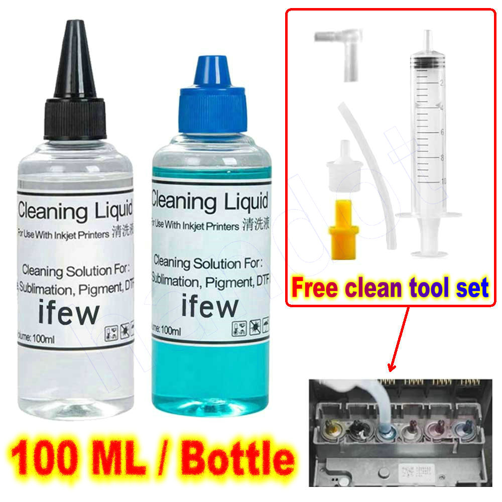 سائل تنظيف وغسيل رؤوس الطباعة  - مراجعة Print Head Cleaning Kit وسعره