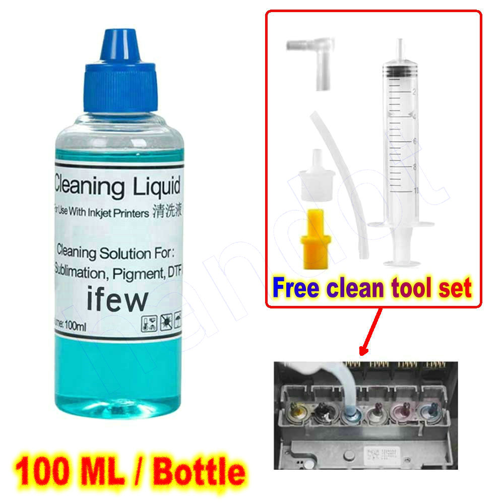 سائل تنظيف وغسيل رؤوس الطباعة  - مراجعة Print Head Cleaning Kit وسعره