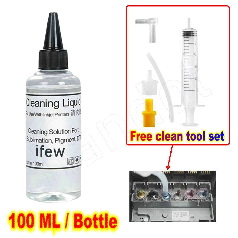 سائل تنظيف وغسيل رؤوس الطباعة  - مراجعة Print Head Cleaning Kit وسعره