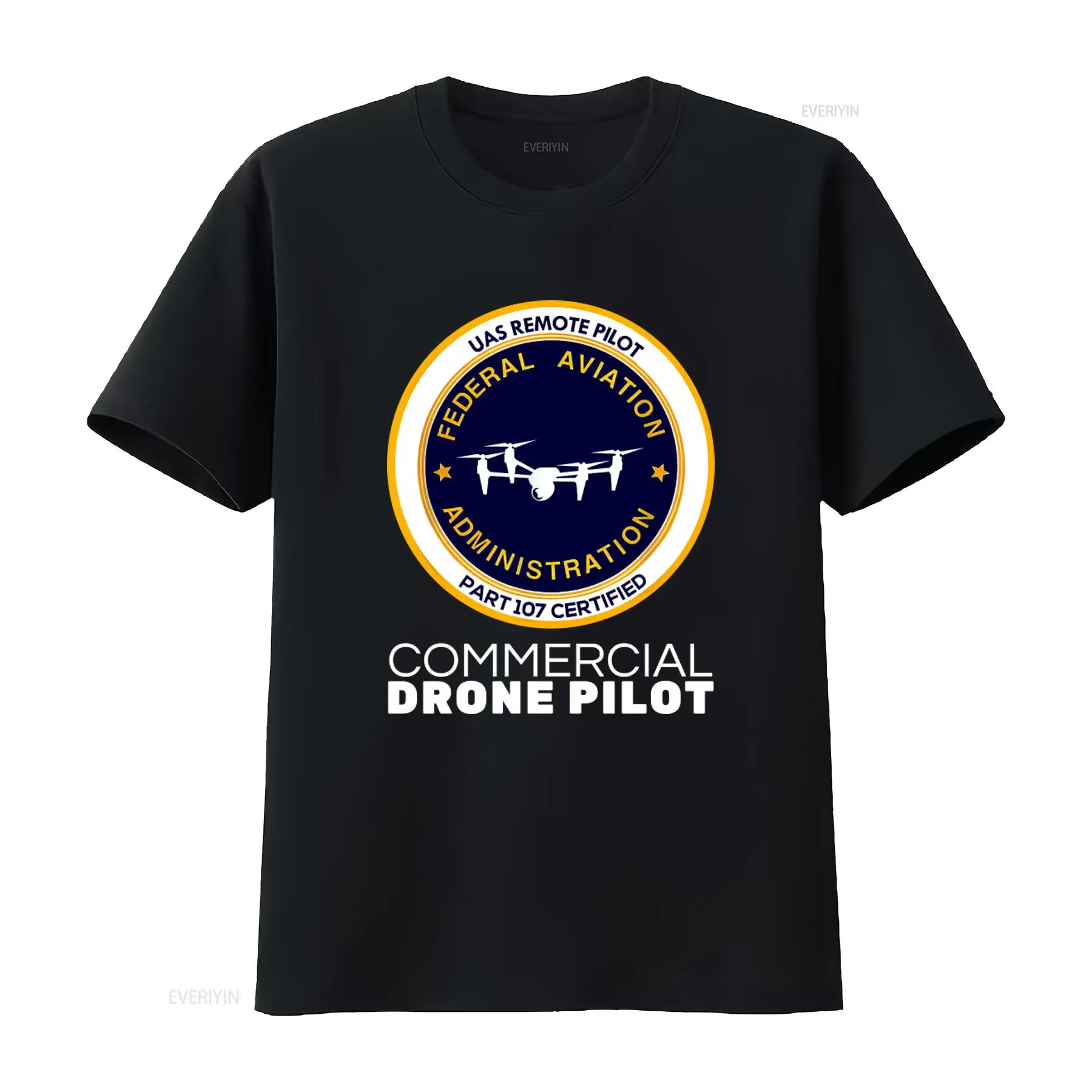 تي شيرت Uas Remote Pilot Part  - مراجعة Commercial Shirt Printing وسعره