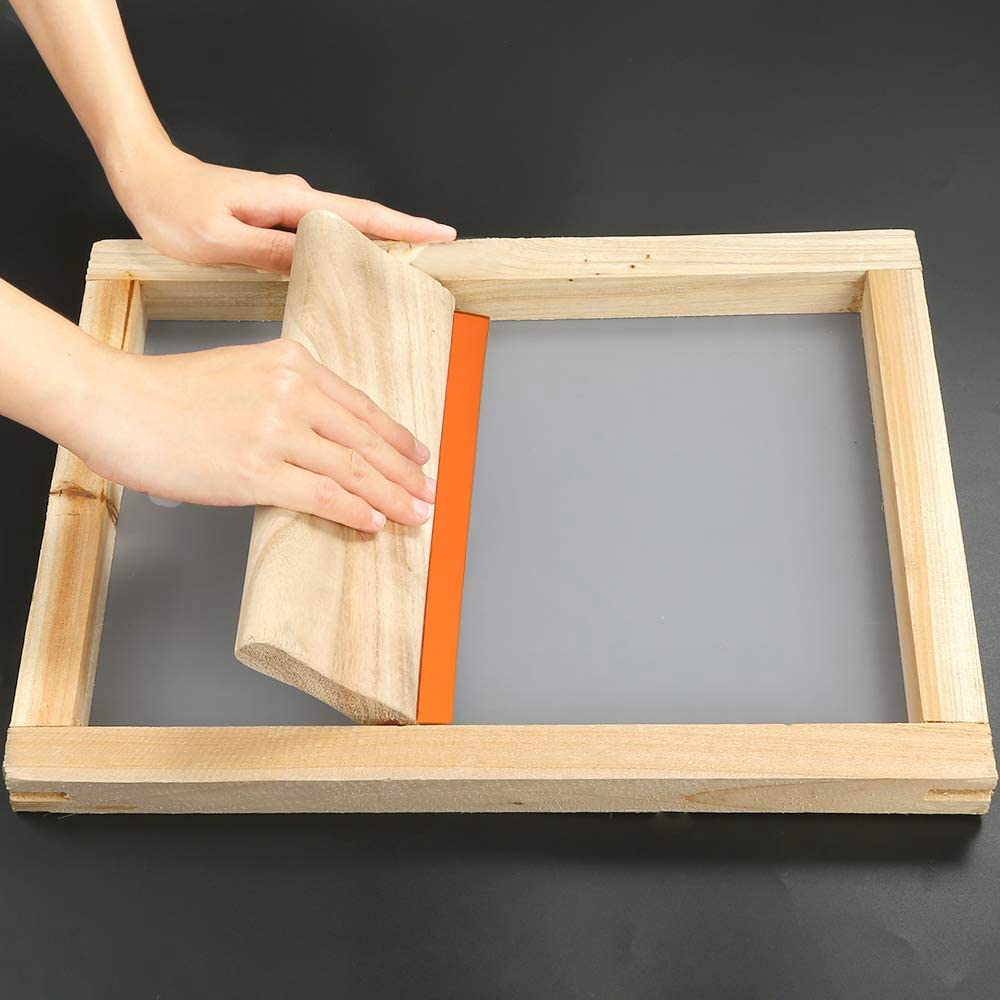 مجموعة أدوات الطباعة بالشاشة ا - مراجعة Screen Printing Frame Mesh وسعره