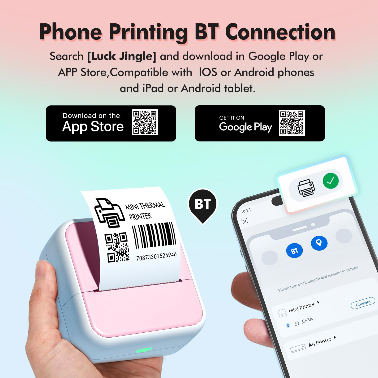 طابعة حرارية محمولة صغيرة S1 م - مراجعة Commercial Printing Network وسعره