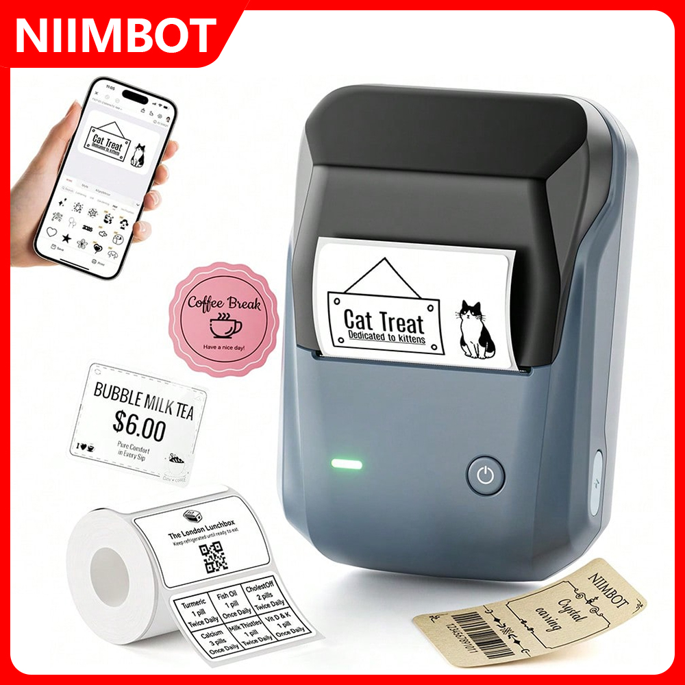 طابعة حرارية محمولة NIIMBOT B1 - مراجعة Commercial Printing Network وسعره